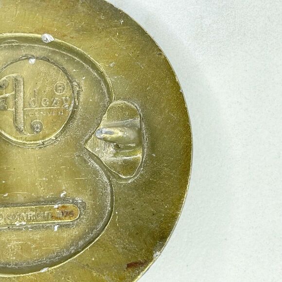 Adezy Vintage 1975 Benevolent Protective Order of Elks BPOE Belt Buckle - Picture 8 of 11